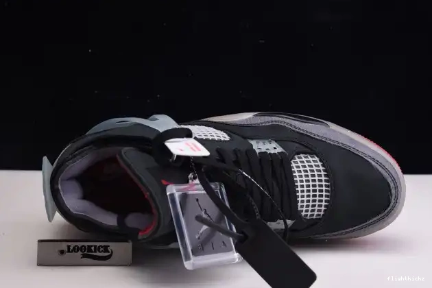 CV9388-001 Air x Off White Bred 4 Jordan Retro 0507